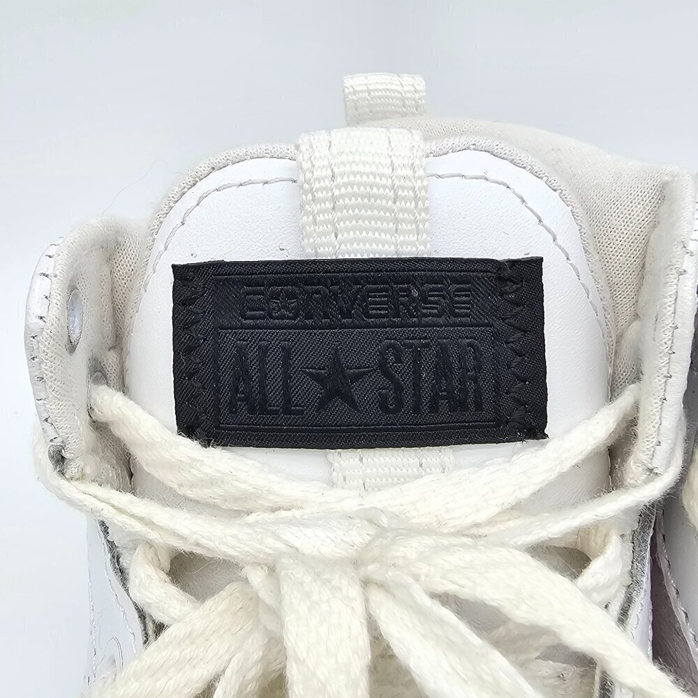 Converse Chuck Taylor Asylum Big Kids Youth Shoes, White, Size 3 - Picture 4 of 16